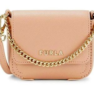 FURLA Maya Leather Mini Micro Crossbody Bag